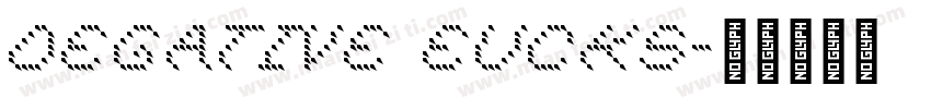 DEGATIVE EUCKS字体转换